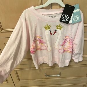 Little girl long sleeve (batwing) top